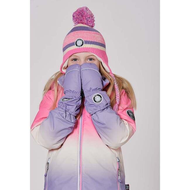 Winter Mittens Play, Purple Gray - Gloves - 2