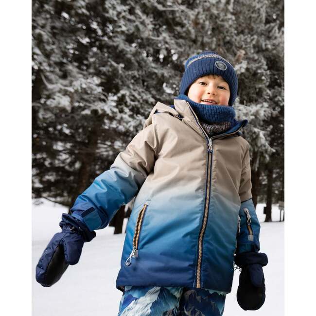 Winter Mittens Play, Navy Blue - Gloves - 2