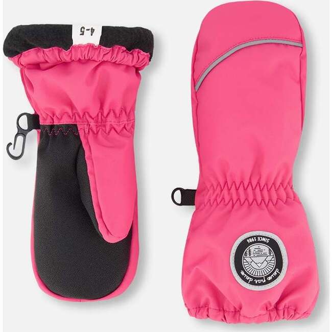 Winter Mittens Play, Flash Coral