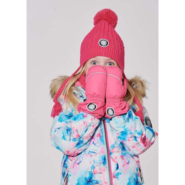 Winter Mittens Play, Flash Coral - Gloves - 2