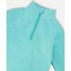 Two-Piece Thermal Underwear Set, Turquoise Blue - Underwear - 4