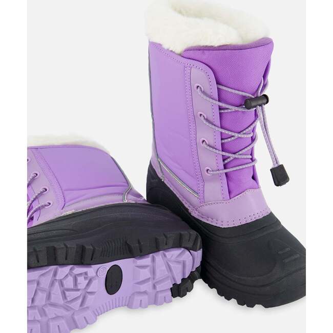Winter Boots with Removable Liner, Lavender - Boots - 4