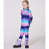 Two-Piece Thermal Underwear Set, Purple Gradient - Underwear - 2