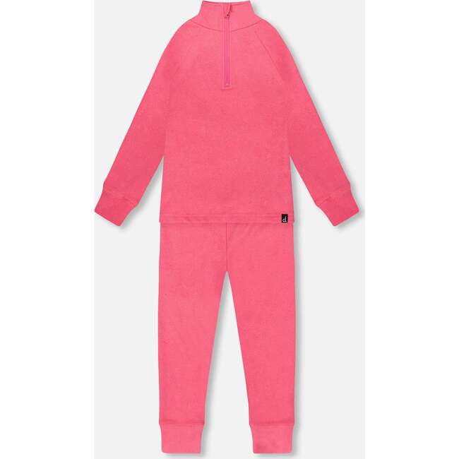 Two-Piece Thermal Underwear Set, Candy Pink