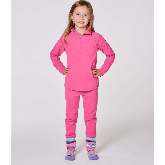 Two-Piece Thermal Underwear Set, Candy Pink - Underwear - 2