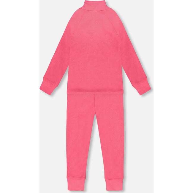 Two-Piece Thermal Underwear Set, Candy Pink - Underwear - 3