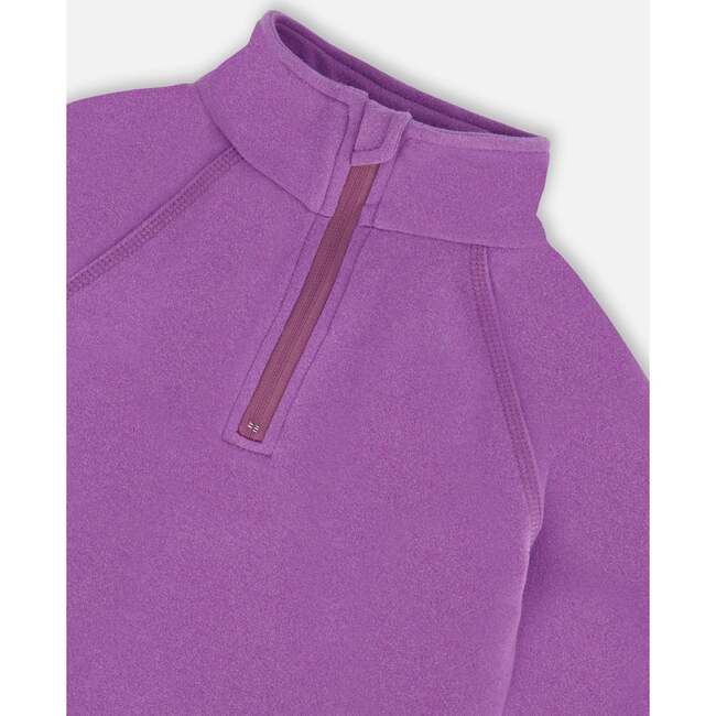 Two-Piece Thermal Underwear Set, Lavender - Underwear - 3
