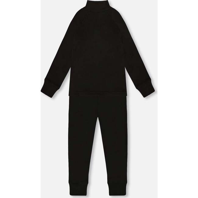Two-Piece Thermal Underwear Set, Black - Underwear - 3