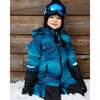 Two-Piece Teknik Snowsuit, Teal Gradient - Snowsuits - 2