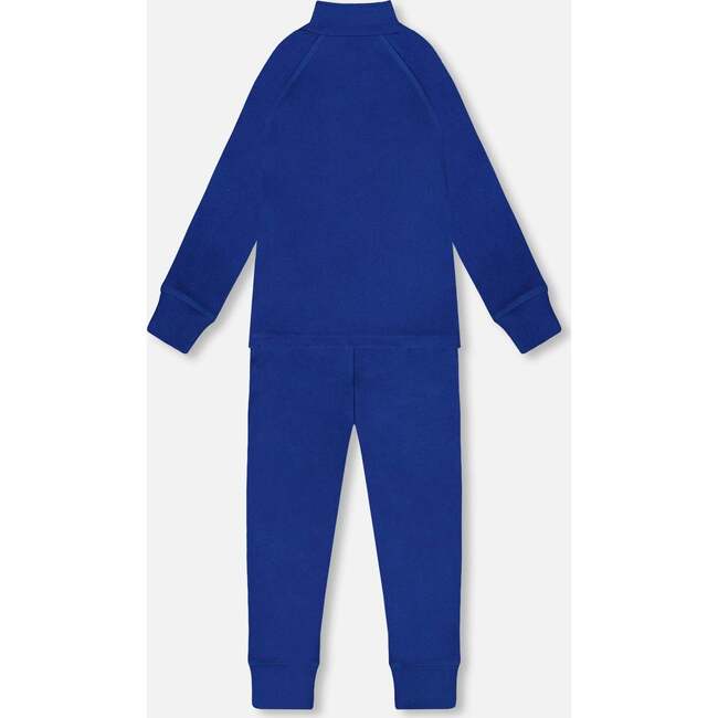 Two-Piece Thermal Underwear Set, Blue - Underwear - 3