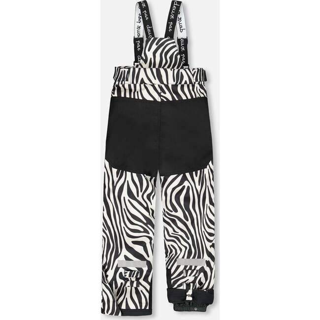 Two-Piece Teknik Snowsuit, Zebra Print - Snowsuits - 4