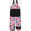 Two-Piece Teknik Snowsuit with Colorblocked Jacket, Pink Watercolor Flower Print - Snowsuits - 5