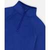Two-Piece Thermal Underwear Set, Blue - Underwear - 4