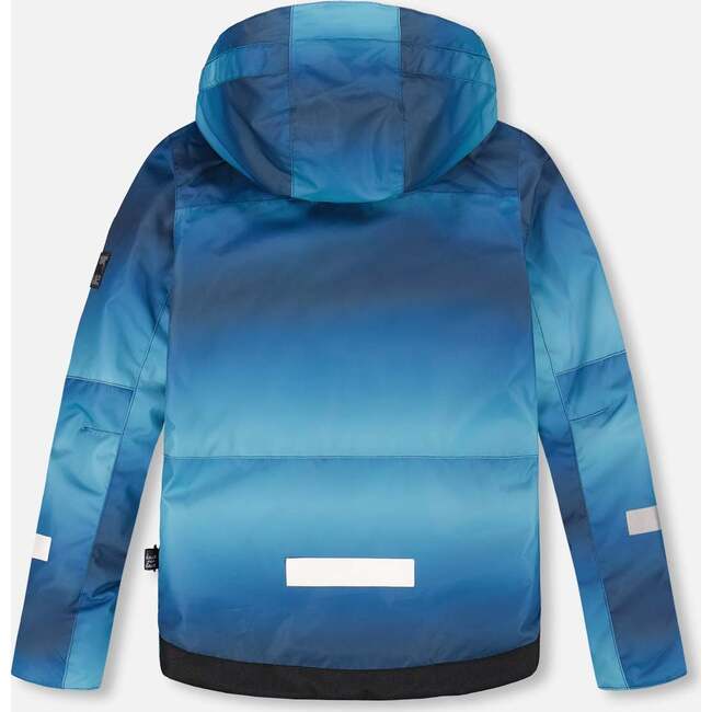 Two-Piece Teknik Snowsuit, Teal Gradient - Snowsuits - 6