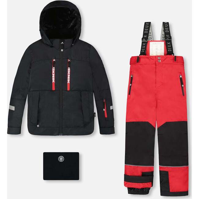 Two-Piece Teknik Snowsuit, Red