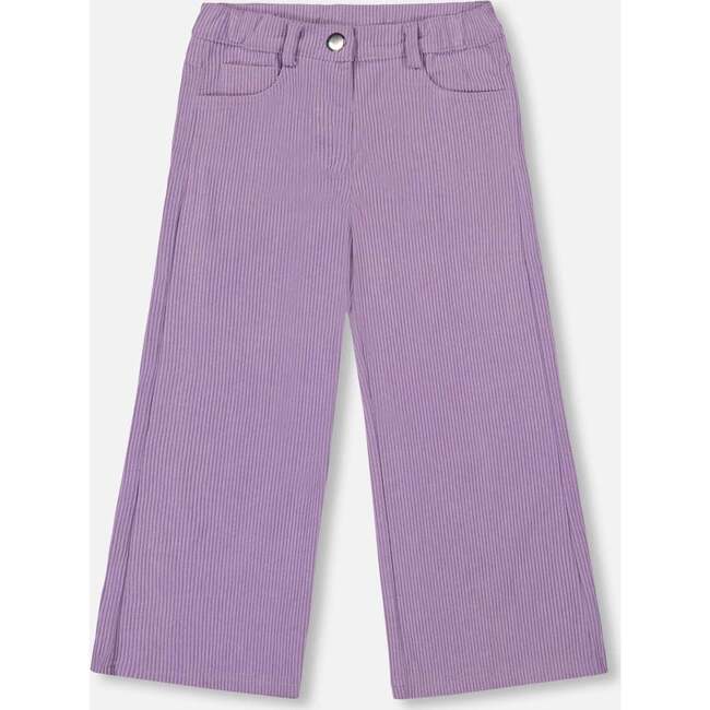 Wide Leg Corduroy Pants, Lavender