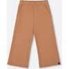 Waffle Flare Leg Pants Caramel Brown, Brown Caramel - Pants - 1 - thumbnail