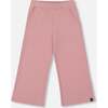 Waffle Flare Leg Pants, Dusty Pink - Pants - 1 - thumbnail
