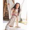 Wide Leg Corduroy Pants, Beige - Pants - 2