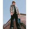 Waffle Flare Leg Pants, Black - Pants - 2
