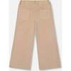 Wide Leg Corduroy Pants, Beige - Pants - 4
