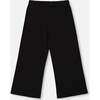 Waffle Flare Leg Pants, Black - Pants - 4