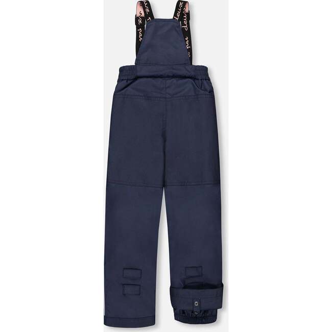 Two-Piece Play Snowsuit and Pink, Navy Blue - Snowsuits - 3