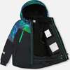 Two-Piece Play Snowsuit with Colorblocked Jacket, Green - Snowsuits - 3
