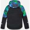 Two-Piece Play Snowsuit with Colorblocked Jacket, Green - Snowsuits - 4