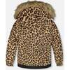 Two-Piece Play Snowsuit with Animal Print Jacket, Black - Snowsuits - 3
