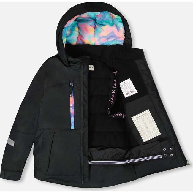Two-Piece Teknik Snowsuit, Rainbow Heart Print - Snowsuits - 5