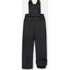 Two-Piece Play Snowsuit with Colorblocked Jacket, Black - Snowsuits - 3