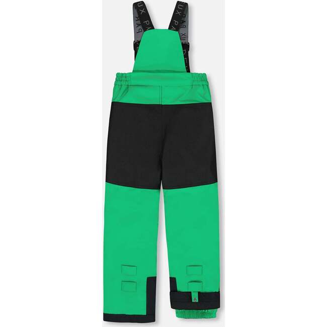 Two-Piece Play Snowsuit with Colorblocked Jacket, Green - Snowsuits - 5