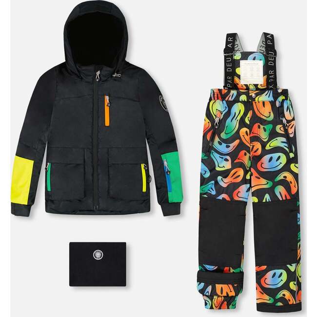 Two-Piece Play Snowsuit Smiley Face, Smiley Face Boy