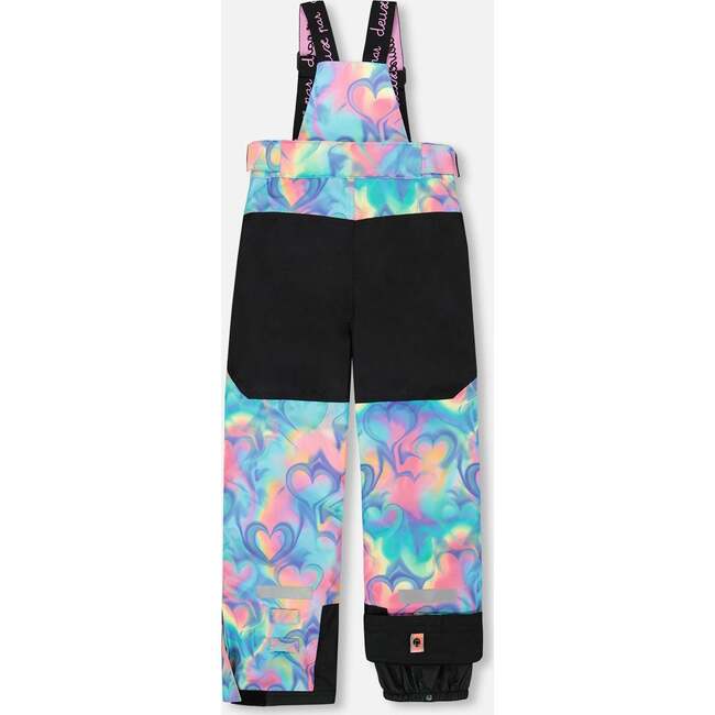 Two-Piece Teknik Snowsuit, Rainbow Heart Print - Snowsuits - 7