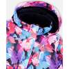 Two-Piece Play Snowsuit with Butterfly Print Jacket, Flash Coral - Snowsuits - 5