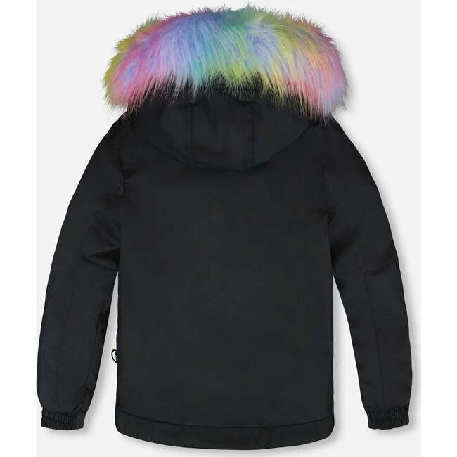 Two-Piece Play Snowsuit, Rainbow Leopard - Snowsuits - 3