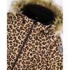 Two-Piece Play Snowsuit with Animal Print Jacket, Black - Snowsuits - 5