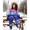 Two-Piece Play Snowsuit, Purple Mountain Print - Snowsuits - 2