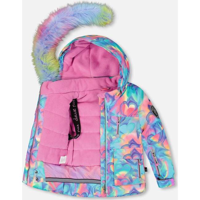 Two-Piece Play Snowsuit, Purple - Snowsuits - 3