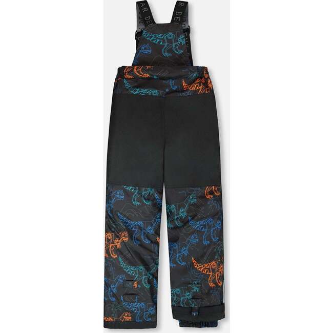 Two-Piece Play Snowsuit, Robot Dinosaur Print - Snowsuits - 4