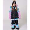 Two-Piece Play Snowsuit, Rainbow Heart Print - Snowsuits - 2