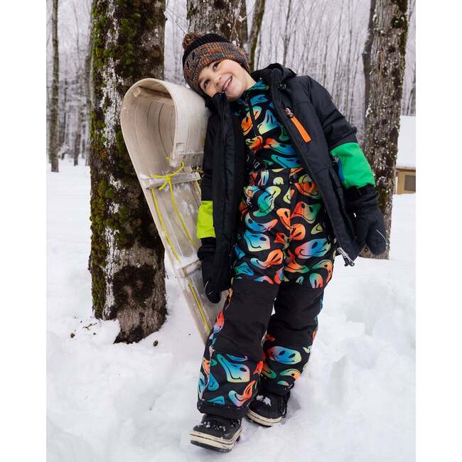 Two-Piece Play Snowsuit Smiley Face, Smiley Face Boy - Snowsuits - 3
