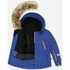 Two-Piece Play Snowsuit Navy and Brown, Brown Sugar - Snowsuits - 3