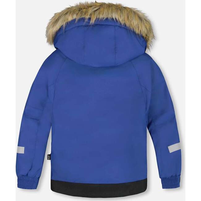 Two-Piece Play Snowsuit Navy and Brown, Brown Sugar - Snowsuits - 4