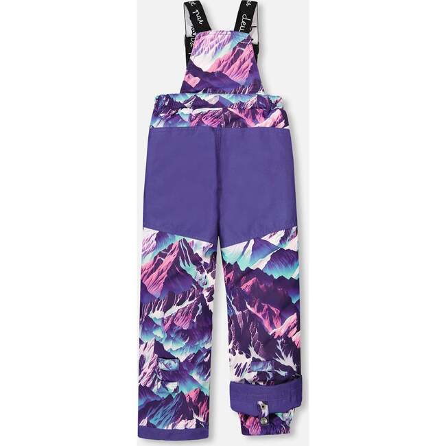 Two-Piece Play Snowsuit, Purple Mountain Print - Snowsuits - 5