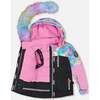 Two-Piece Play Snowsuit, Rainbow Heart Print - Snowsuits - 3