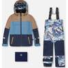 Two-Piece Teknik Snowsuit, Blue Mountains - Snowsuits - 1 - thumbnail