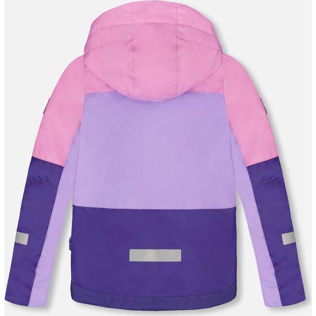 Two-Piece Teknik Snowsuit, Purple Mountain Print - Snowsuits - 4