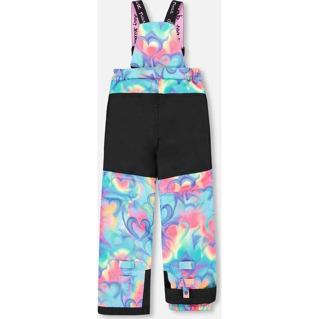 Two-Piece Play Snowsuit, Rainbow Heart Print - Snowsuits - 5